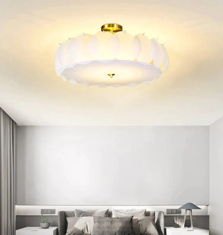 Modern Minimalist Light Luxury All - Copper Ceiling Lamp