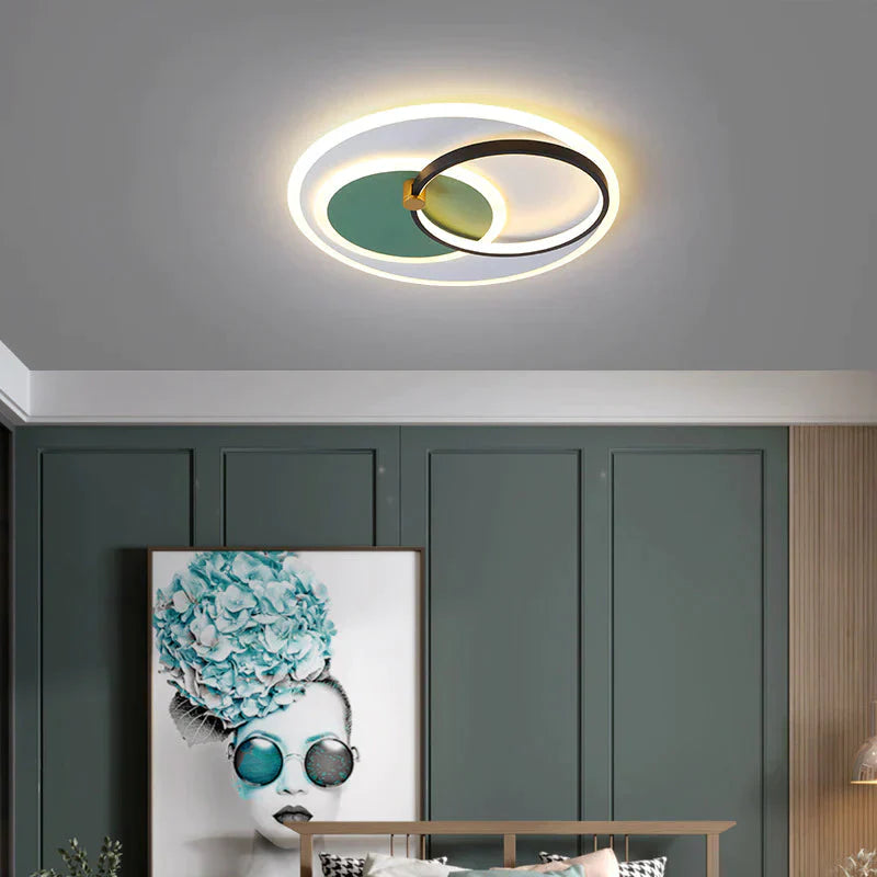 Nordic Living Room Lamp Led Ceiling Household Bedroom Dining Simple Modern Atmosphere Creative Net