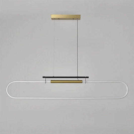 Hanging Strip Nordic Minimalist Modern Line Restaurant Word Lamp Pendant