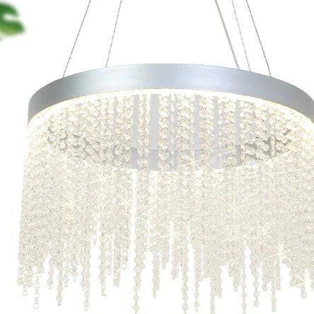 Creative Tassel Lamp Personality Simple Living Room Light Luxury Crystal Bar Restaurant Chandelier