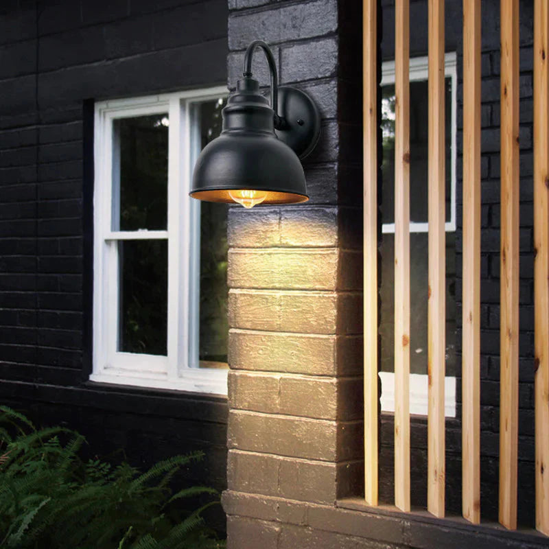 Cross Border Retro Outdoor Wall Lamp Waterproof Courtyard Villa Balcony Exterior Gate Manufacturer