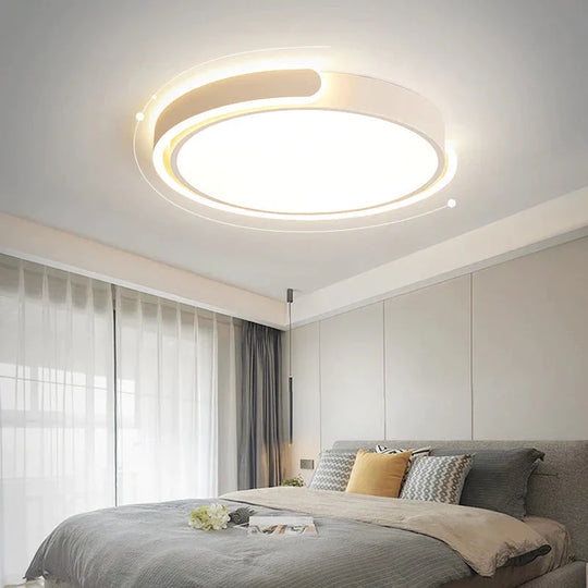 Bedroom Ceiling Lamp Warm Romantic Round Room Master Second Simple Modern Study Lamps