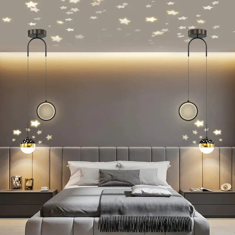 Bedside Lamp Modern Simple Light Luxury Nordic Style Lamps Bedroom Living Room Background Wall