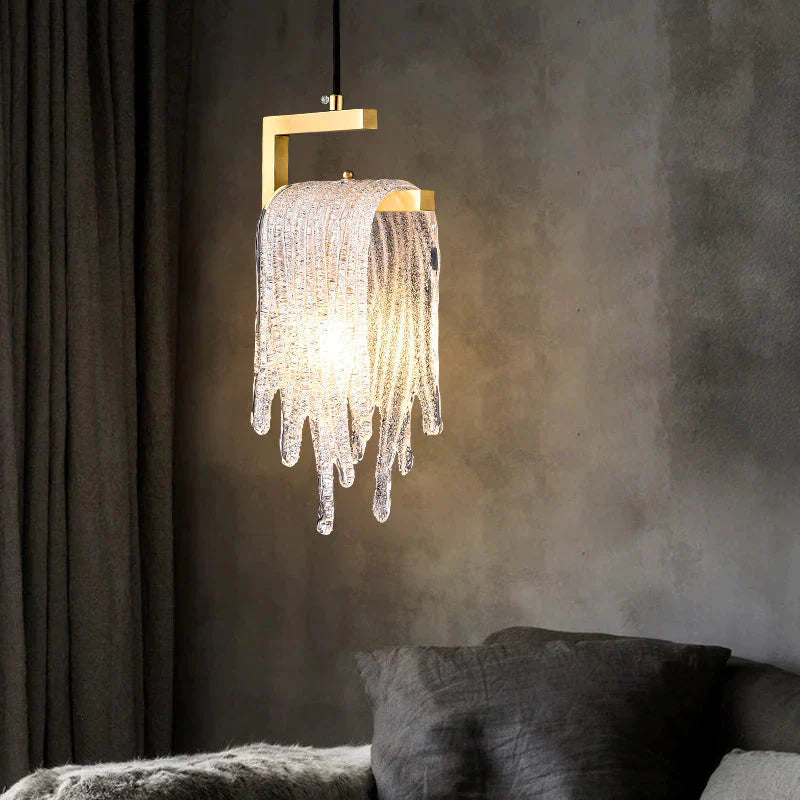 Modern Light Luxury All Copper Small Chandelier Nordic Creative Bedroom Bedside Corridor Aisle