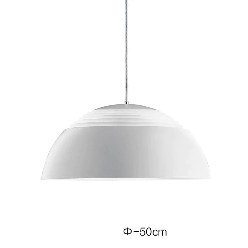 Dining Room Table Bar Chandelier Nordic Modern Minimalist White / Dia50Cm Pendant