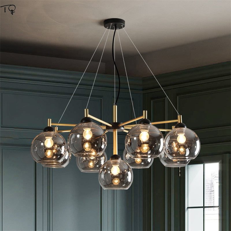 Designer Luxury Minimalist Industrial Chandelier Lighting Led E27 Postmodern Suspension Luminaire