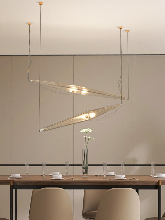 Nordic Restaurant Chandelier New Light Luxury Designer Creative Modern Dining Table Bar Stainless