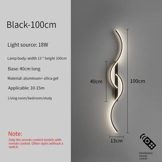 Led Bedside Wall Sconce Lamp For Living Room Bedroom Stair Modern Art Interior Lights Light Fixture