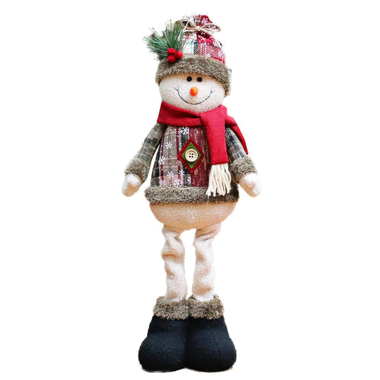 Christmas Santa Snowman - Reindeer Decoration Leg Table Mantel Christmas Decor