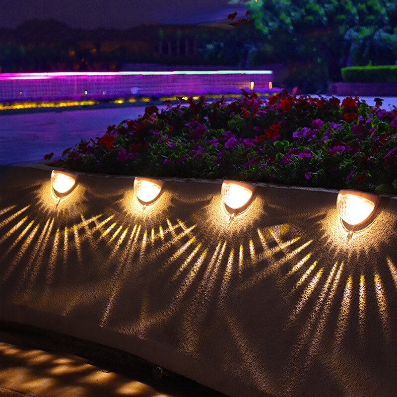 Waterproof Outdoor Led Solar Light Lamp For Garden Decoration Landscape Lighting Lawn Path Lights