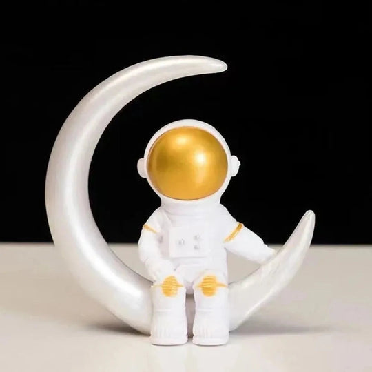 4 Pcs Astronaut Figure Statue Figurine Spaceman Sculpture Educational Toy Desktop Home Decoration