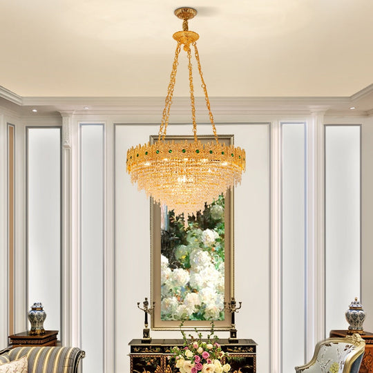 Jolie - French Duplex Building Large Chandelier Villa Hall Living Room Light Hotel Lobby Luxury