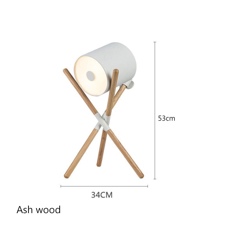 Nordic Minimalist Solid Wood Led Floor Lamp Living Room Home Decor Bedroom Bedside Hotel Villa Sofa