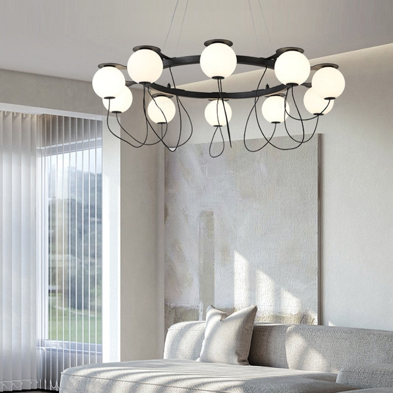 Modern Nordic Creative Chandelier Light - Decorative Lighting Fixture For Dining Bedroom And Living