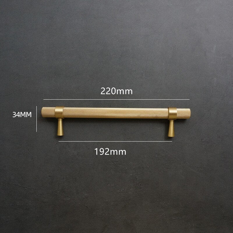 Long Curled Handle Kitchen Cabinet Door Handles Drawer Pulls Solid Brass T Bar Bedroom Knobs