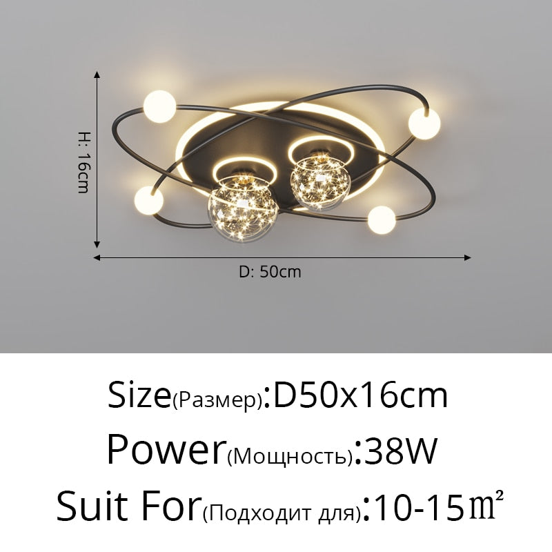 New Modern Led Chandeliers Luxury For Living Room Kitchen Bedroom Dining Table Lamp Home Fixture