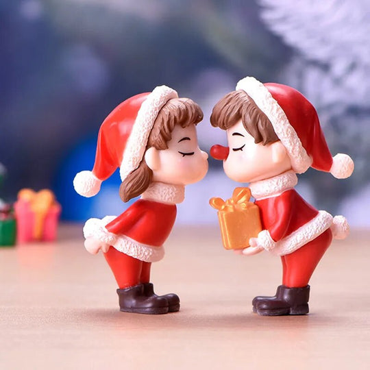 1Pc Merry Christmas Couple Decorations For Home New Year Tree Ornaments Christmas Decor