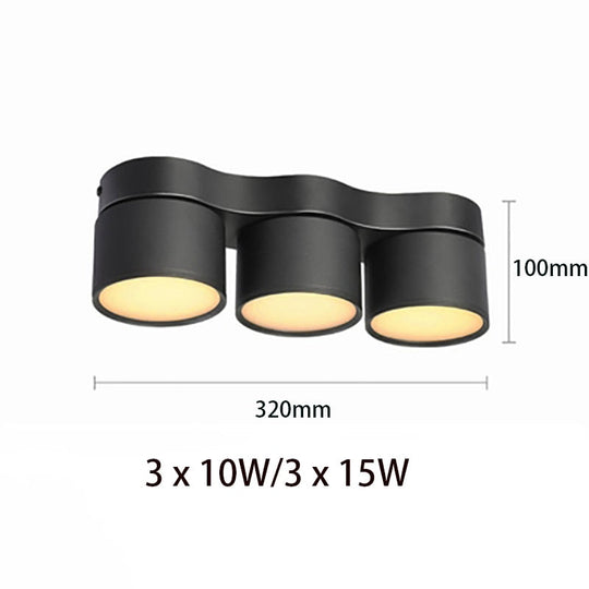 Folding Rotating Dimmable Cob Led Downlights 10W 15W Ceiling Spot Lights Ac85 - 265V Lamps Indoor