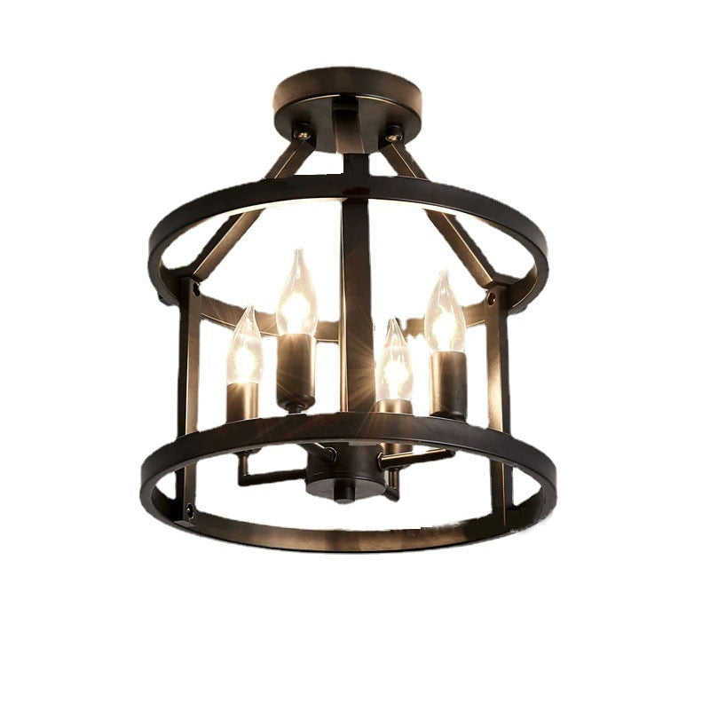 Retro American Vintage Chandelier Ceiling Light Farmhouse Living Room Dining Porch Lamp Kitchen