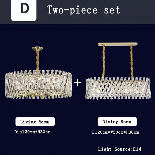 Cosmos - Postmodern Luxury Crystal Chandelier For Foyer Home Set D / Silver Frame Warm Light