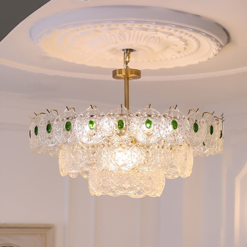 Modern Led Chandelier Luxury Lustre Retro Ceiling Lights Lighting Vintage Chandeliers Home