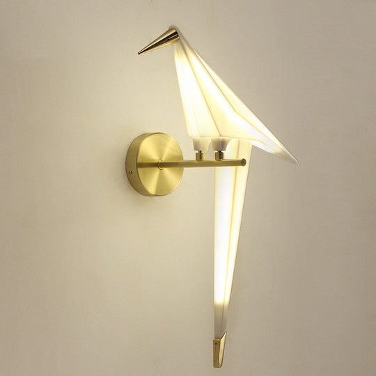 Led Designer Bird Wall Lamp For Bedside Bedroom Study Foyer Dining Room Lighting