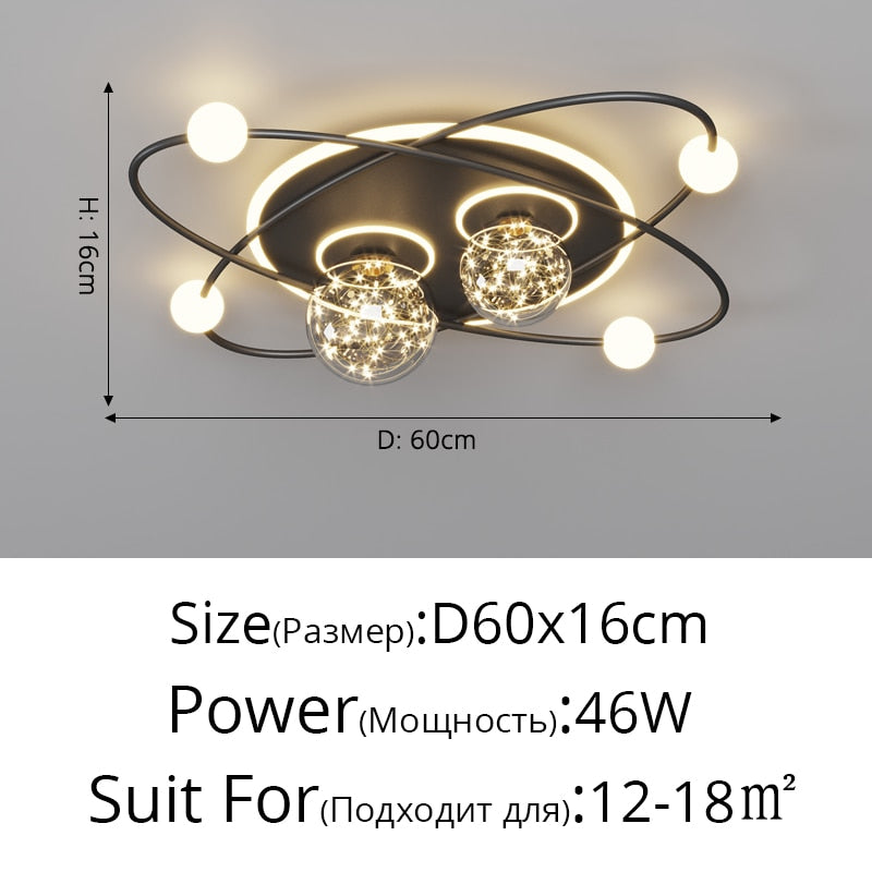 New Modern Led Chandeliers Luxury For Living Room Kitchen Bedroom Dining Table Lamp Home Fixture