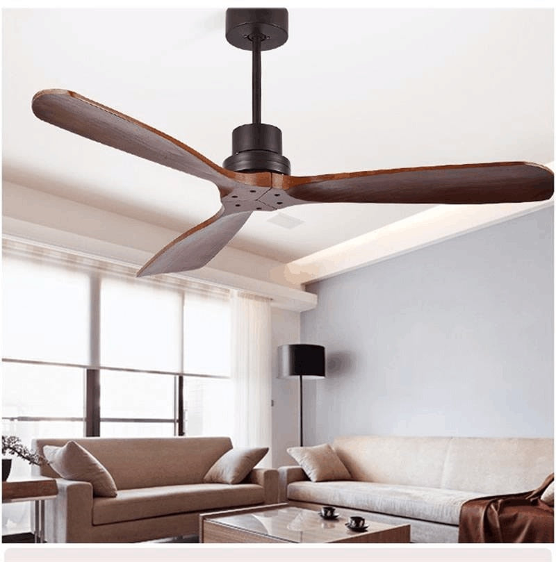 Nordic Ceiling Fan For Home And Restaurant - 42/52 Inch American Retro Style Remote - Controlled