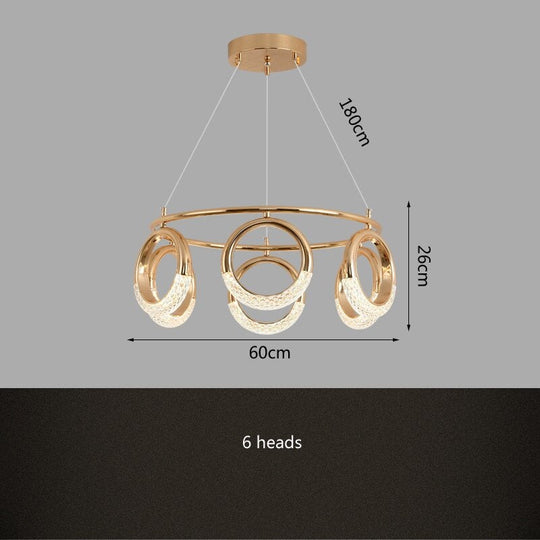 Nordic Pendant Lamps Bedroom Bedside Bar Restaurant Lights Villa Duplex Staircase Creative Designer