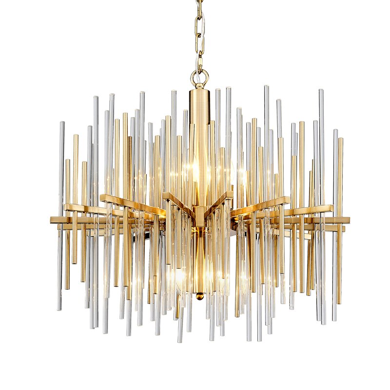 Ceiling Chandelier Lustre/Lampara Techo Led/Home Decor Decoration Mansion /Gold Crystal Chandeliers