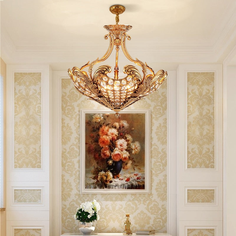 Iris - Arabic Dome Pendant Lamp Crystal Glass Plate Suspended Ceiling Light Drop Lights Balcony
