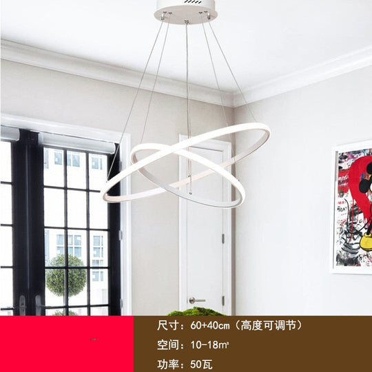 Chandelier Nordic Luxury Dining Bar Living Room Bedroom Shop Lighting Net Red Creative Simple Modern