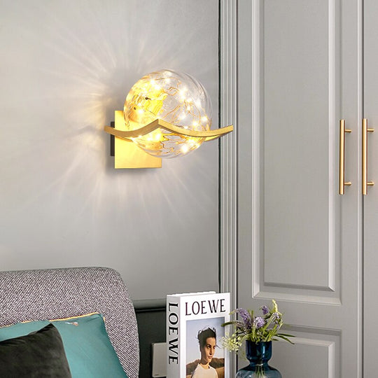 Gypsophila Led Wall Lamps Bedside Aisle Entrance Corridor Bedroom Interior Sconces Modern Antler