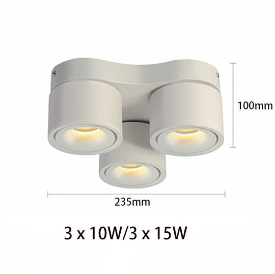 Folding Rotating Dimmable Cob Led Downlights 10W 15W Ceiling Spot Lights Ac85 - 265V Lamps Indoor