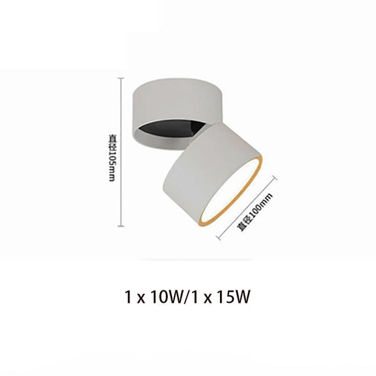 Folding Rotating Dimmable Cob Led Downlights 10W 15W Ceiling Spot Lights Ac85 - 265V Lamps Indoor