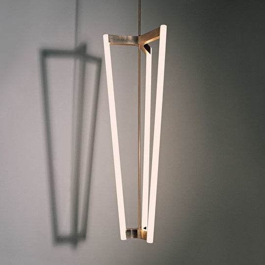 Nordic Allure: Italian - Inspired Triangular Led Pendant Lights For Versatile Spaces Light