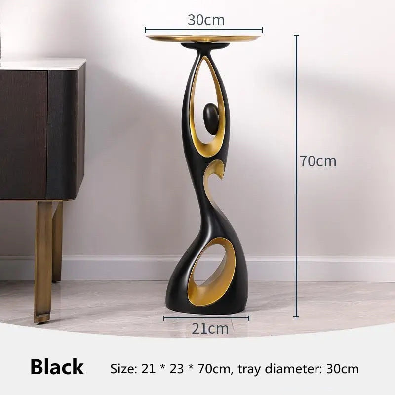 Multifunctional Abstract Art Floor Decoration: Nordic - Modern Home Decor And Storage Solution Items