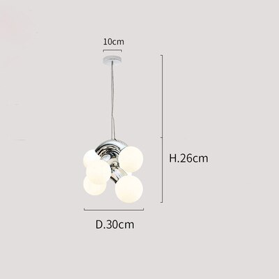 Nordic Retro Homestay Grape Series Chandelier Simple Creative Style Bedroom Dining Room Living