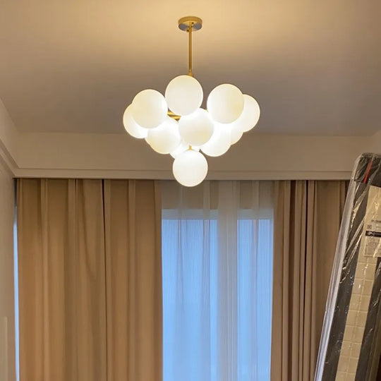 Modern Luxury Glass Led Pendant Lights For Restaurant Kitchen Room Desks Chandelier Bedroom Home