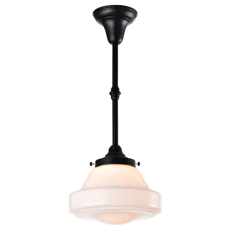 Clara Vintage Industrial Hanging Lamp - Nordic Black Glass Ceiling Light For Bedrooms And Lofts
