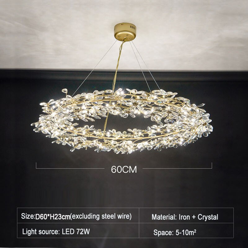 High Quality Sparkling Firefly Crystal Pendant Chandeliers - Illuminating Your Living Dining And