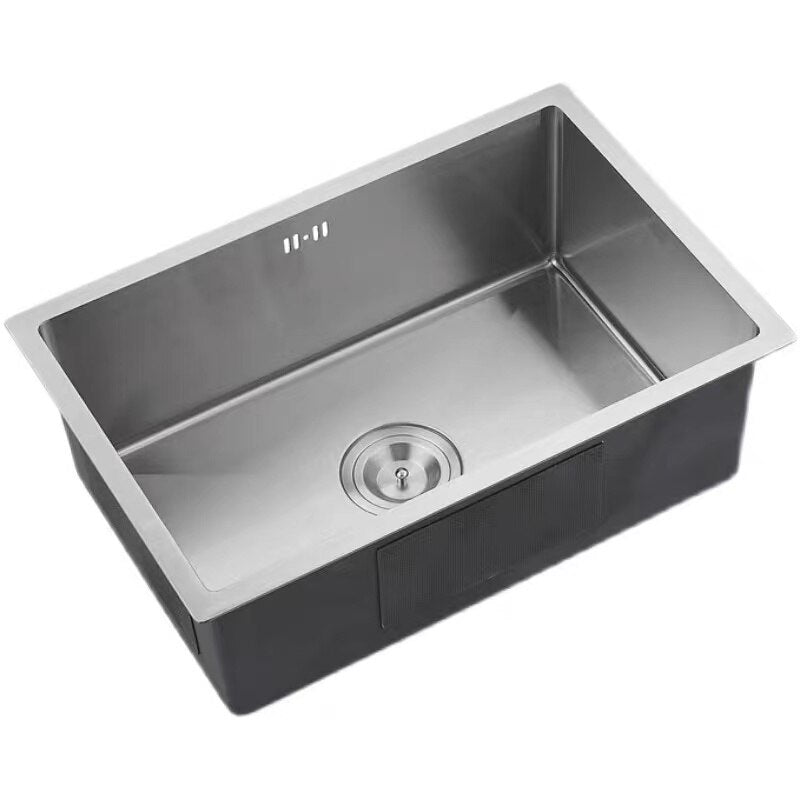 304 Stainless Steel Kitchen Sink Multiple Size Single Bowl Undermount Basin For Fixture Improvement