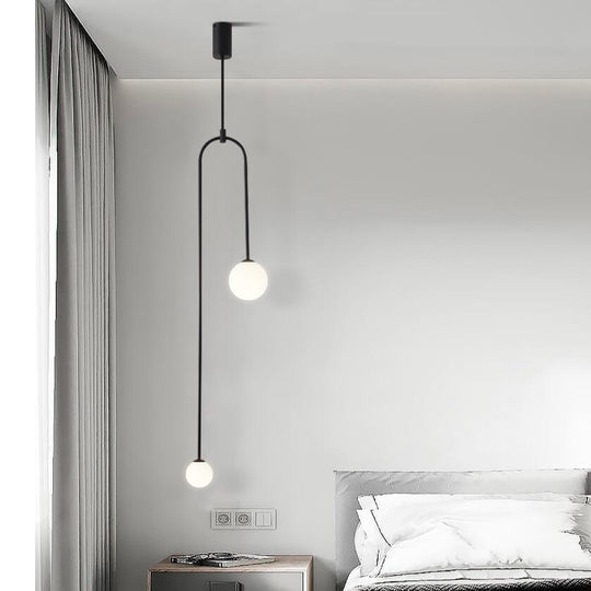 Nordic Bedroom Bedside Restaurant Pendant Lamp Bar Simple Living Room Background Wall Led Creative