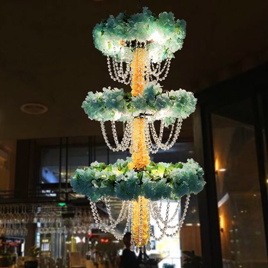 Romantic Plants Flowers Pendant Light Theme Music Restaurant Pub Wedding Hall Hotel Club Resort