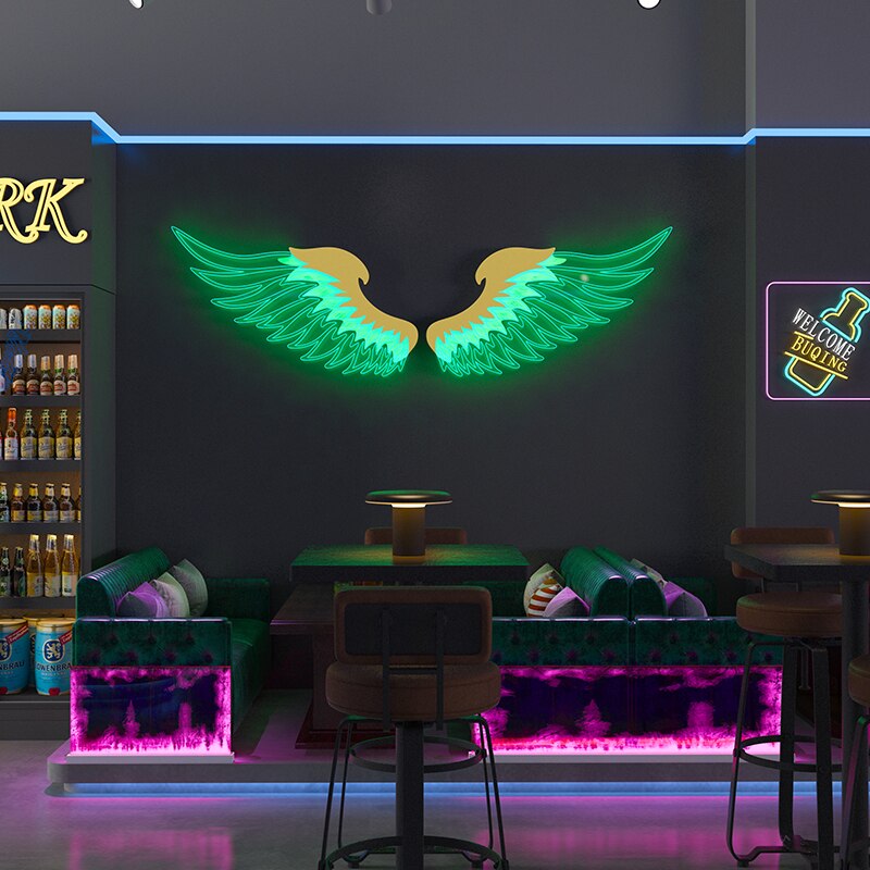 Stage Decoration Wall Lamps Personality Restaurant Bar Ktv Background Modeling Colorful Lamp