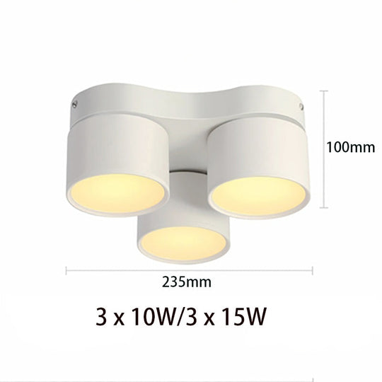 Folding Rotating Dimmable Cob Led Downlights 10W 15W Ceiling Spot Lights Ac85 - 265V Lamps Indoor