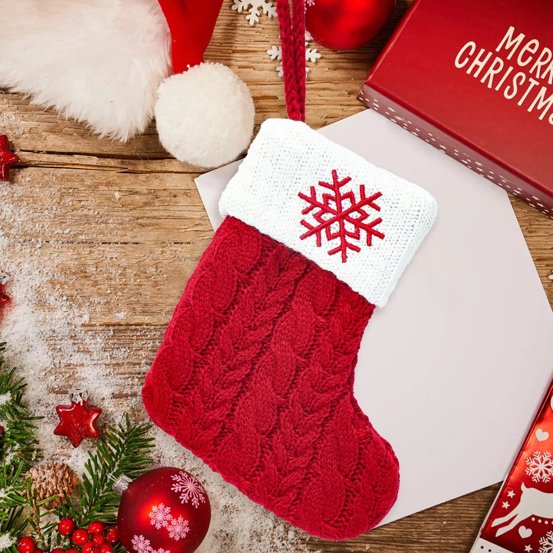 Christmas Alphabet Knitting Socks Tree Ornaments Decorations For Home Decor Items