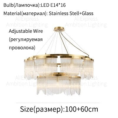 Lustrous Allure: Stainless Steel Crystal Led Chandeliers For Luxurious Spaces 16 Heads Chandelier /