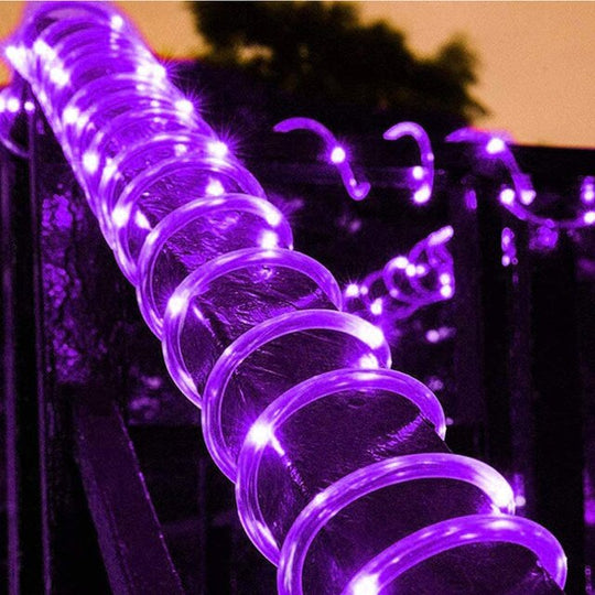 32M 300Leds Solar Powered Led Rope Strip Lights Outdoor Waterproof Fairy Garden Garland For