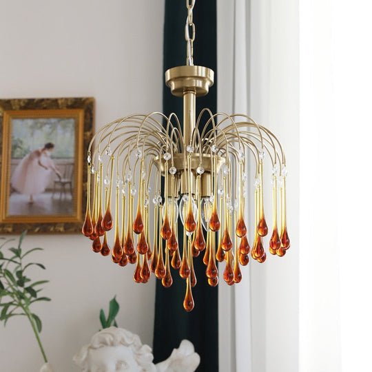 Eker - Retro Luxury Water Drop Pendant Chandeliers Chandelier